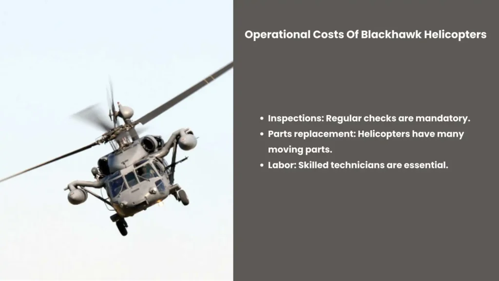 Operational Costs Of Blackhawk Helicopters