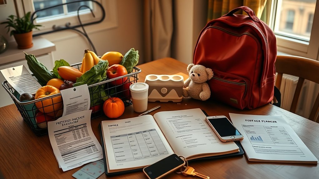 food childcare and expenses