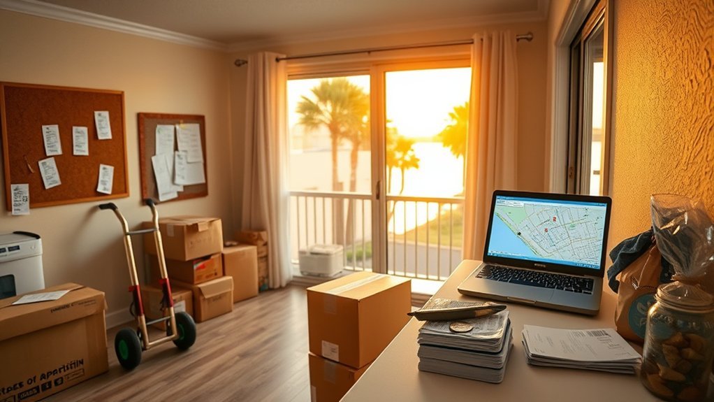 moving expenses and setup