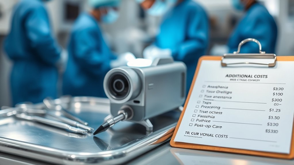 additional tissue welding expenses