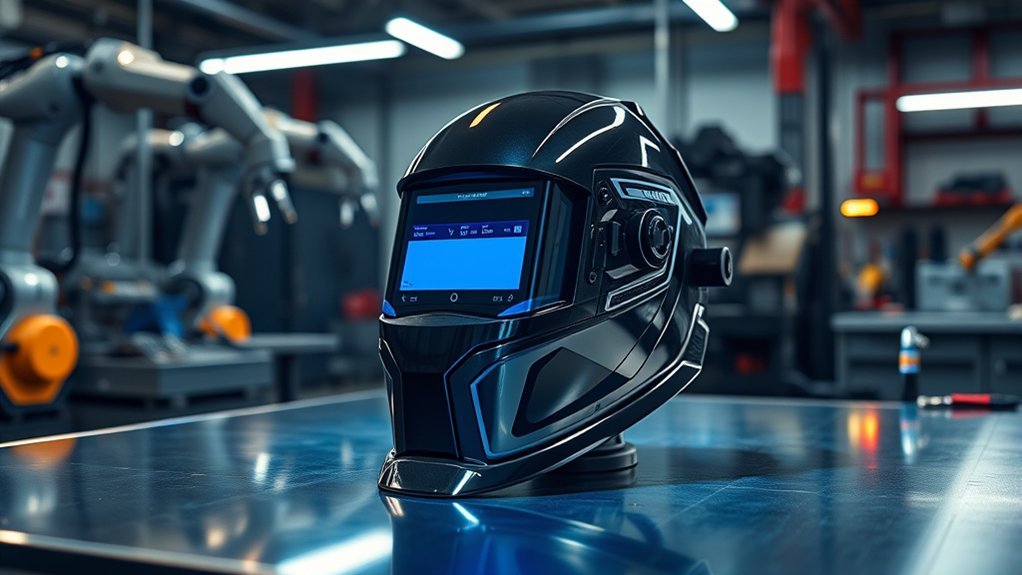 advanced welding helmet features