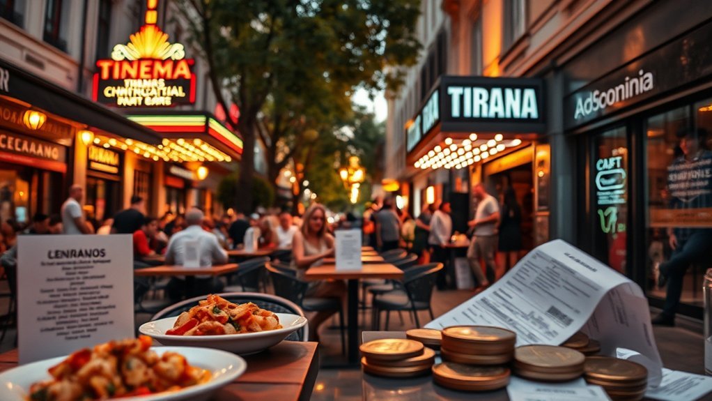 affordable dining and entertainment costs