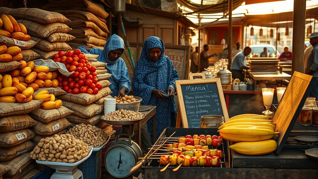 affordable dining and groceries