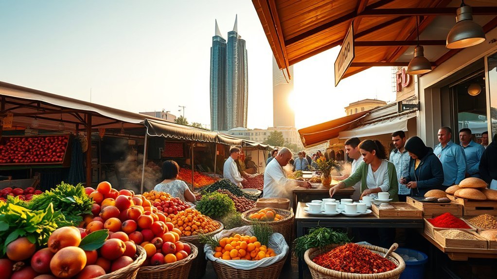 affordable dining and groceries