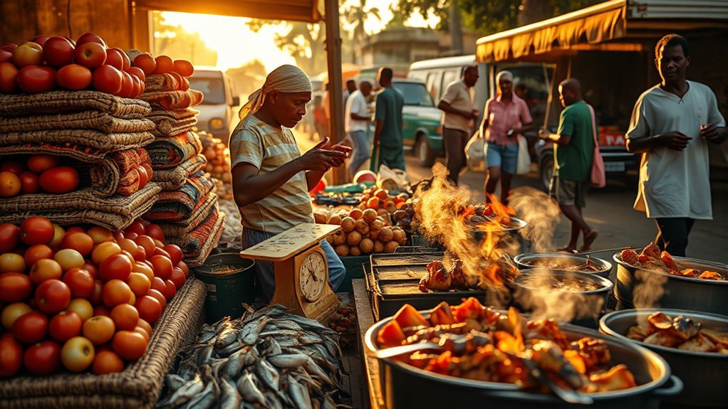 affordable dining and groceries