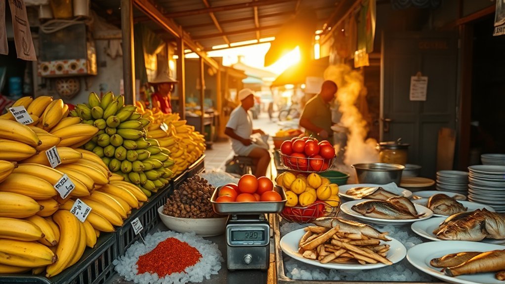 affordable food expenses suriname