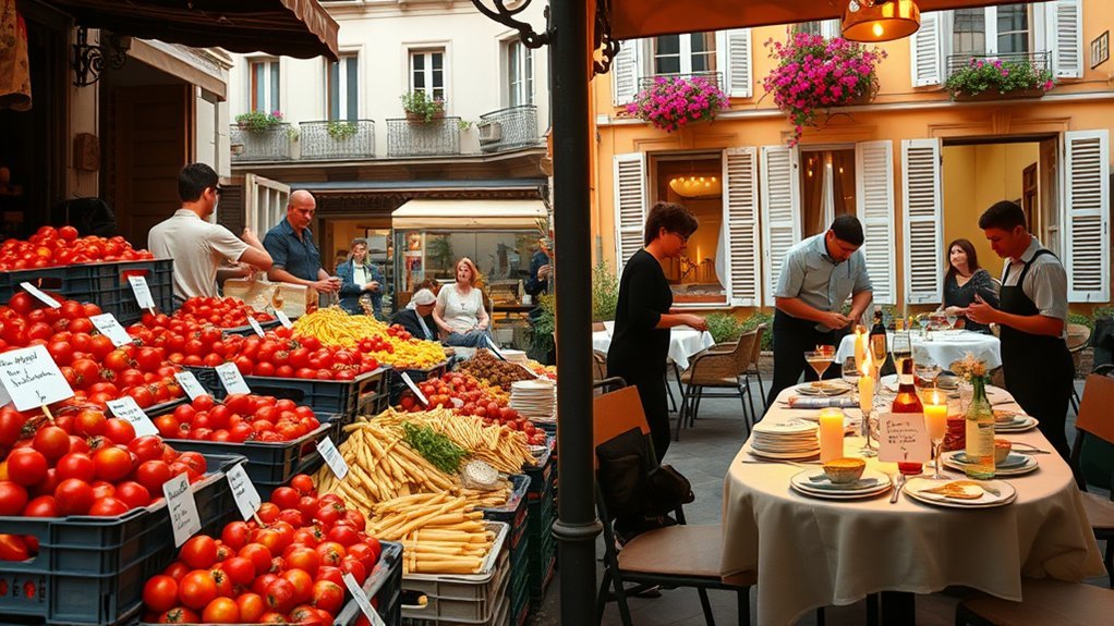 affordable groceries expensive dining