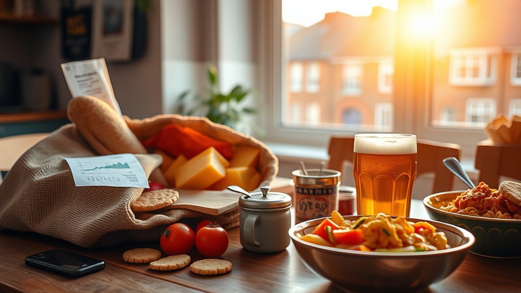 affordable nottingham groceries modest dining costs
