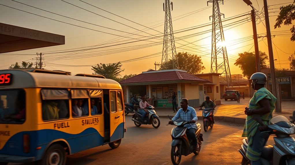 affordable transport and communication