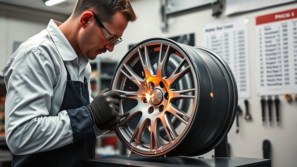 alloy wheel welding price