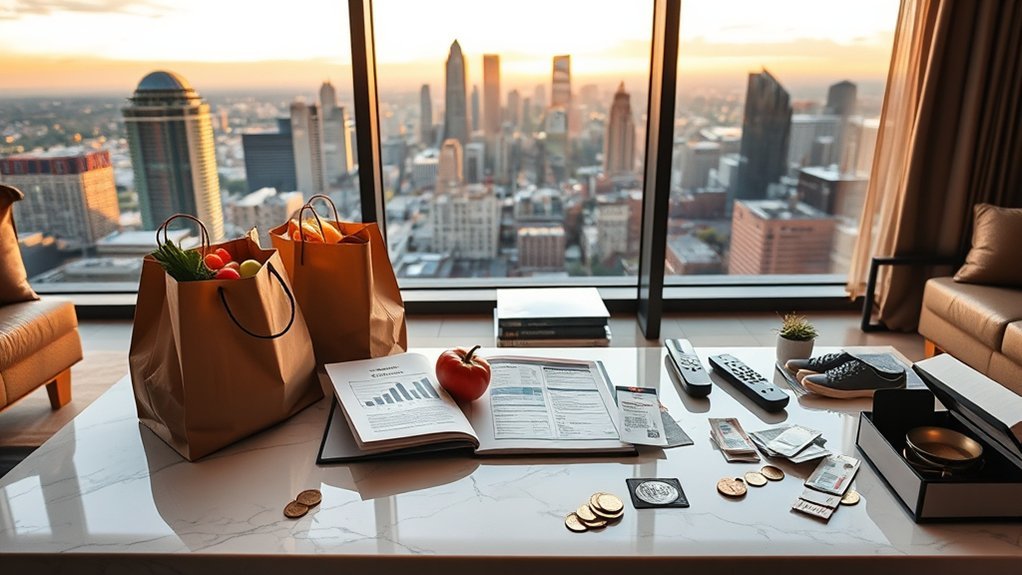 atlanta modest discretionary living costs