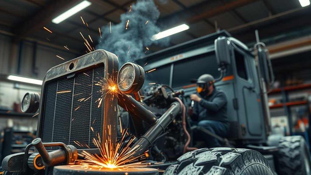 average truck frame welding cost