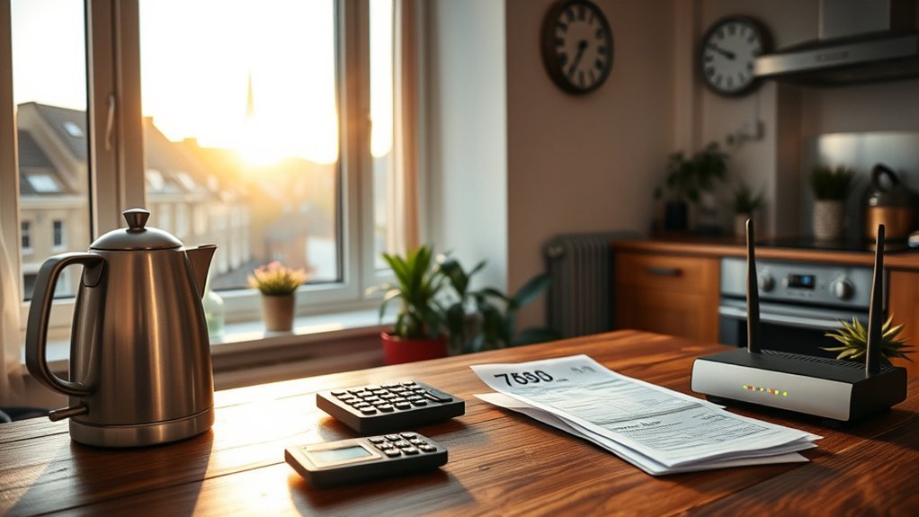 basic utilities and broadband costs