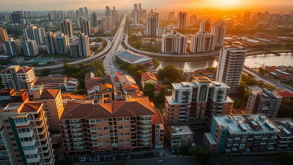 city center rental price differences