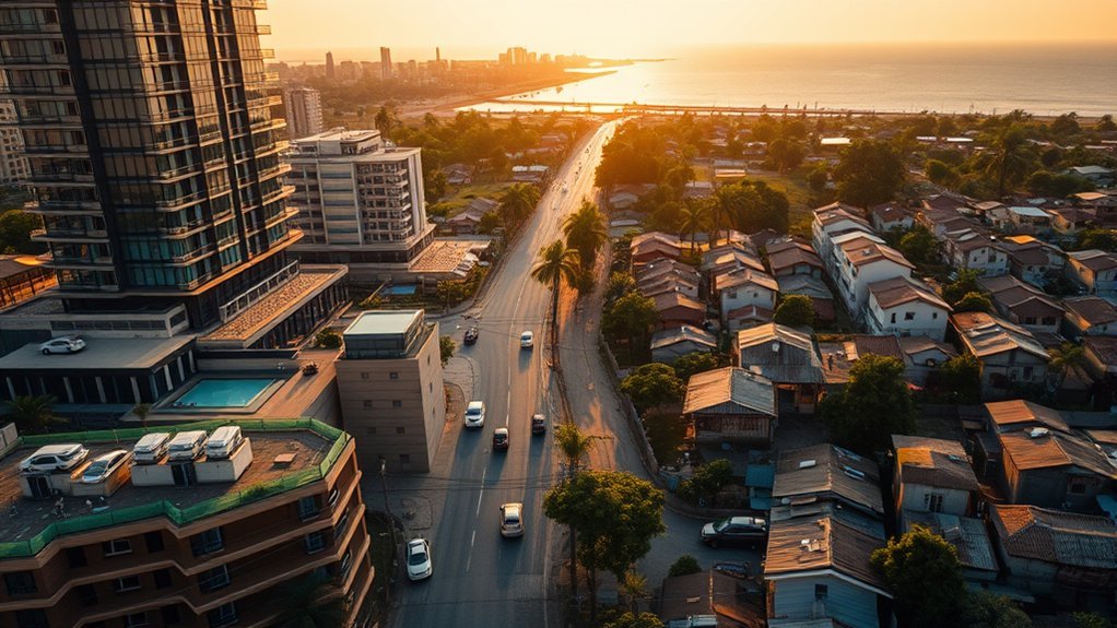 city center vs suburbs rent