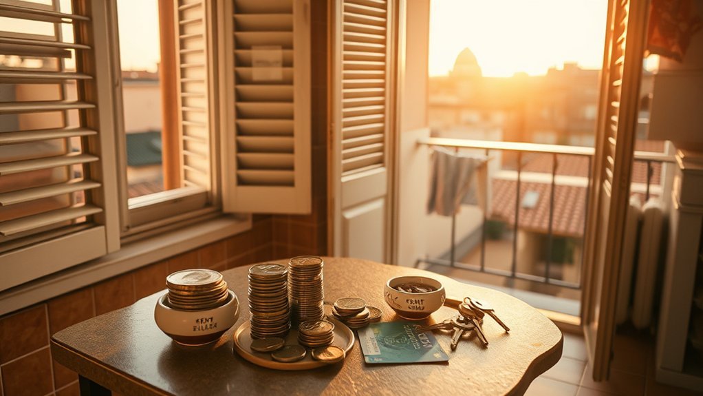 city centre versus outskirts rents