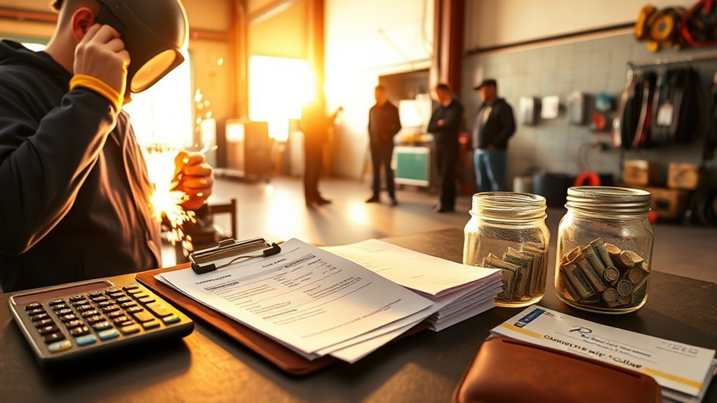 combine scholarships and loans