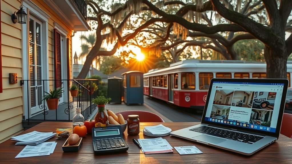 comfortable new orleans yearly budget
