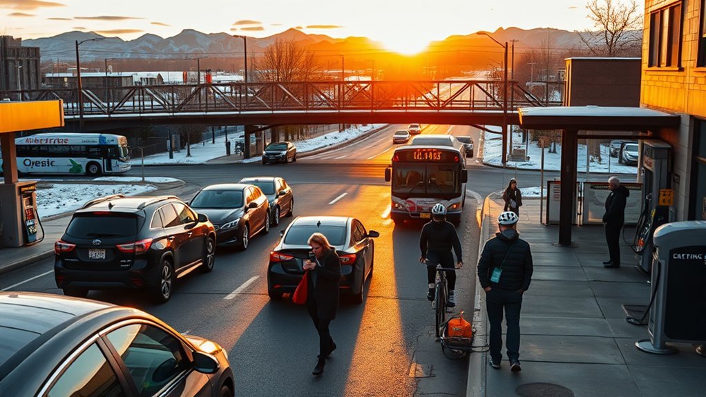 compare transit vs driving