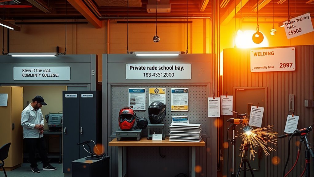 cost comparison of education options