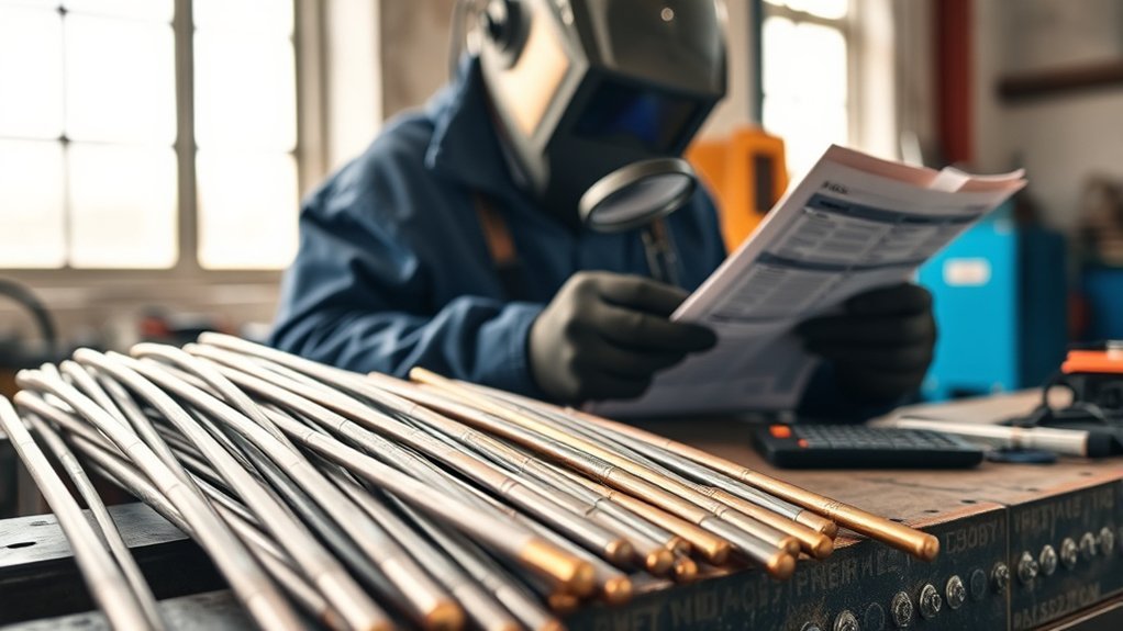 cost efficient welding material selection