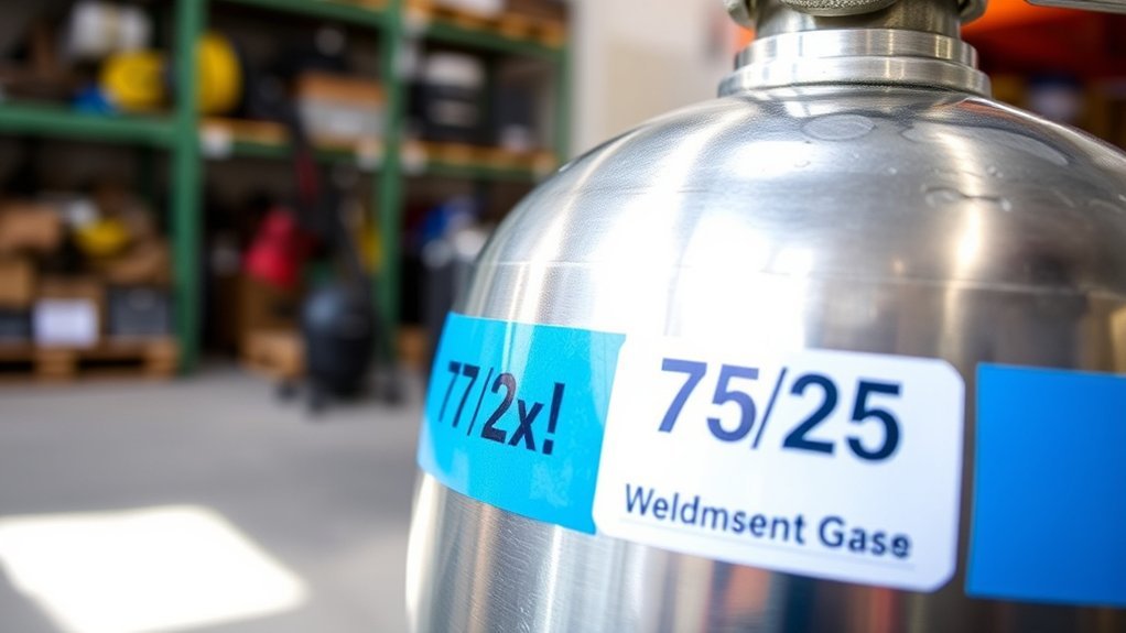 cost of 75 25 welding gas