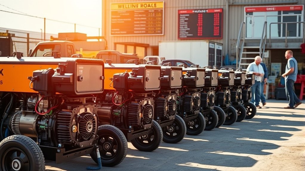 engine driven welder price range