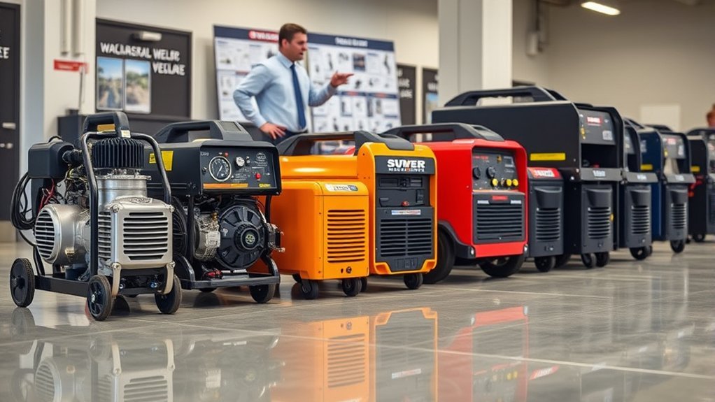 engine driven welder price ranges