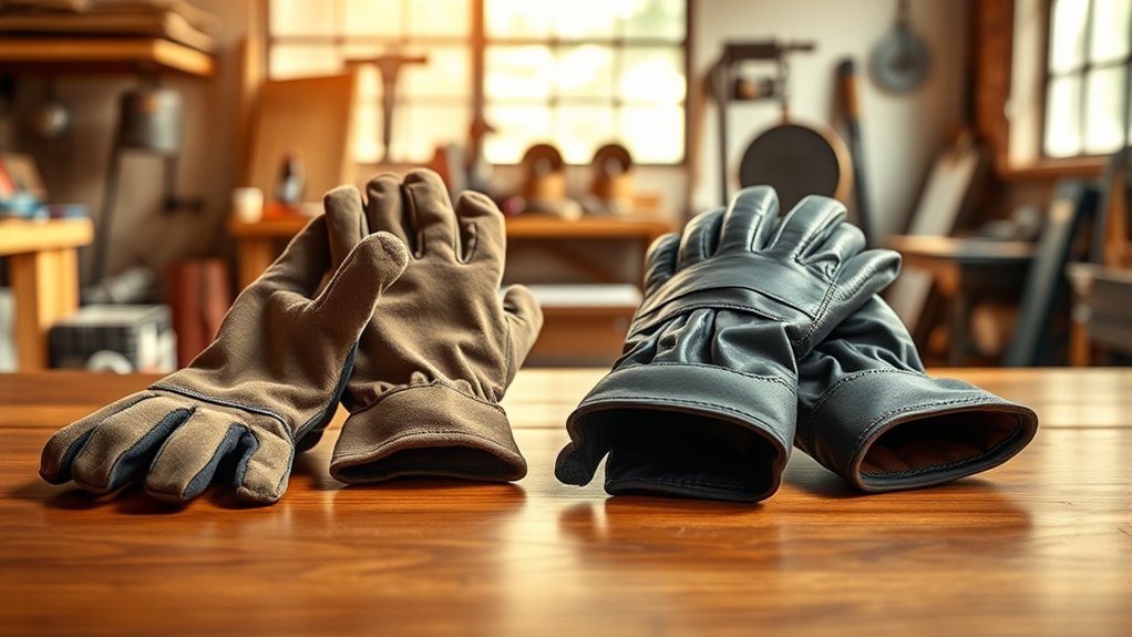 entry level vs professional gloves