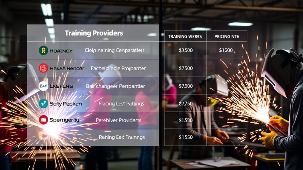 evaluating welding training providers
