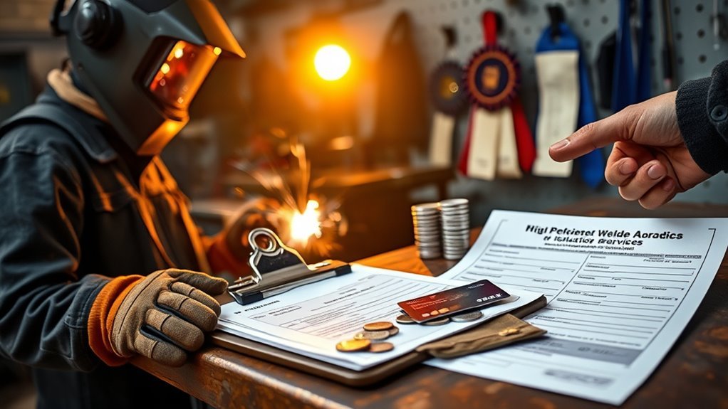 financial assistance for welding