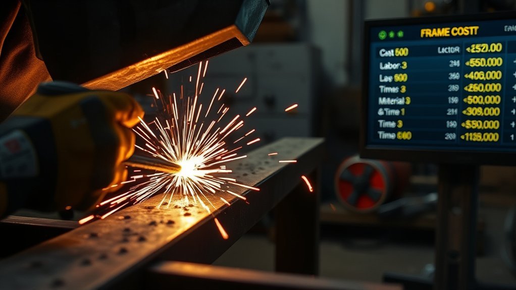 frame welding cost factors
