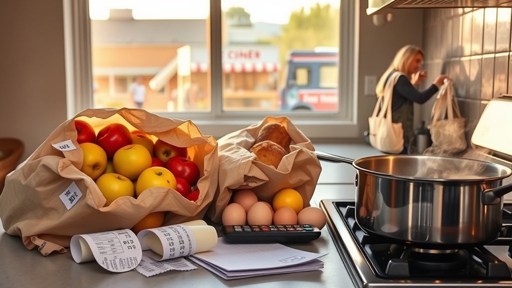 groceries dining out costs
