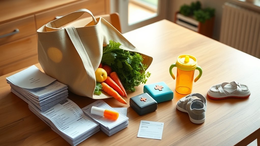 groceries healthcare childcare costs