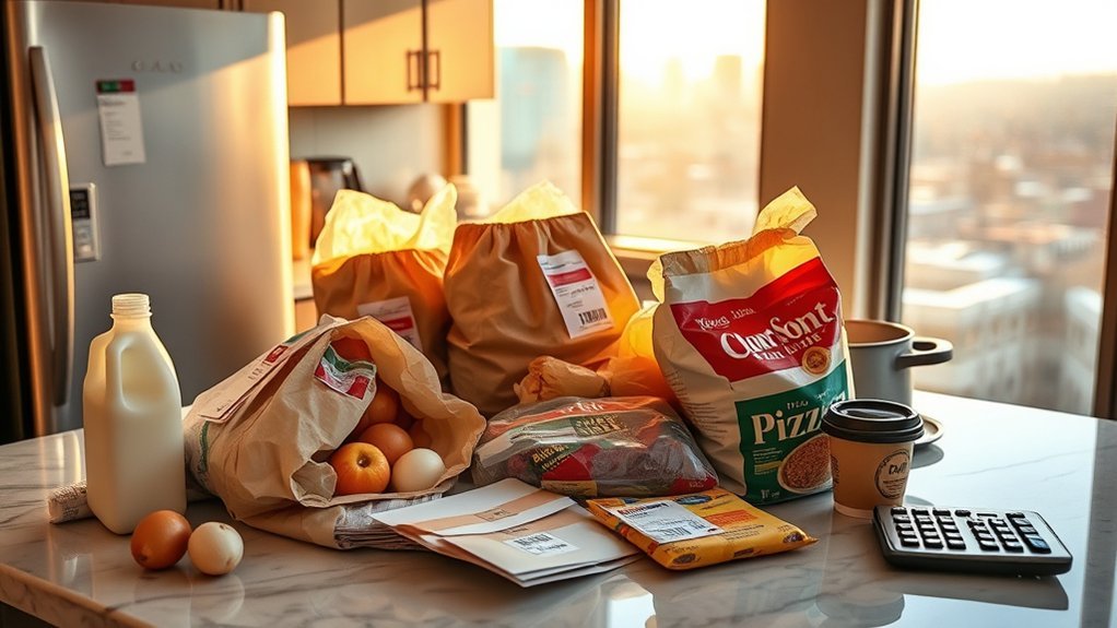 grocery and dining expenses