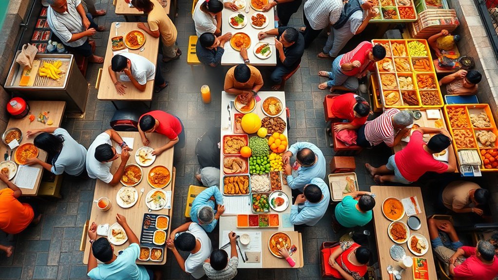 hawker meals and home cooking costs