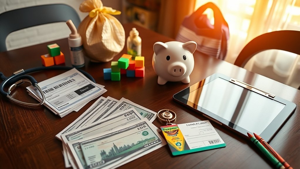 healthcare and childcare expenses