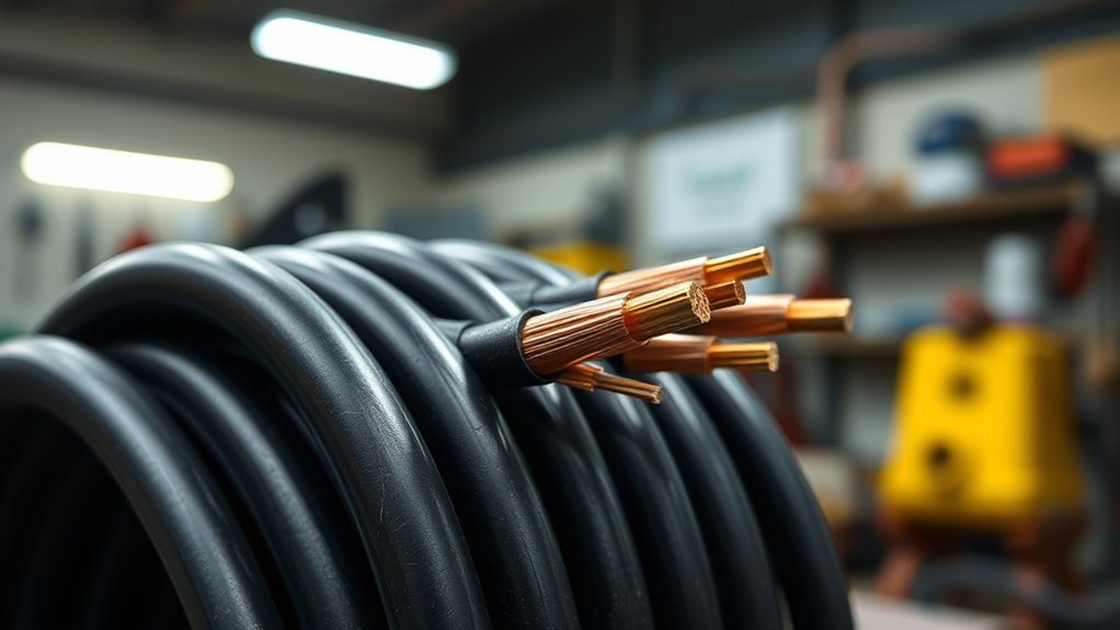 high conductivity welding leads