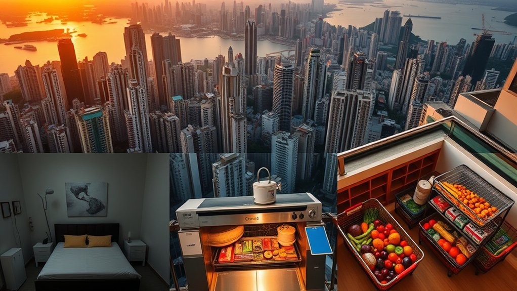 hong kong monthly living costs