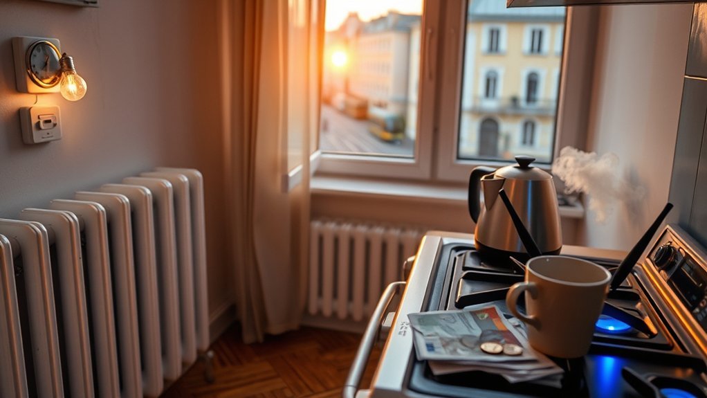 household expenses and utilities