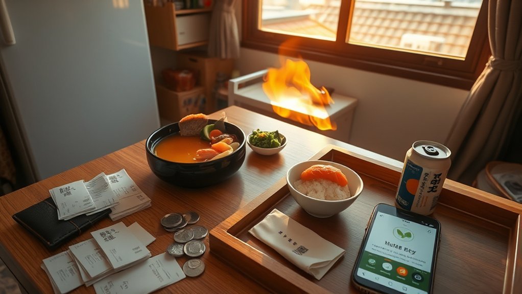kyoto food budget breakdown