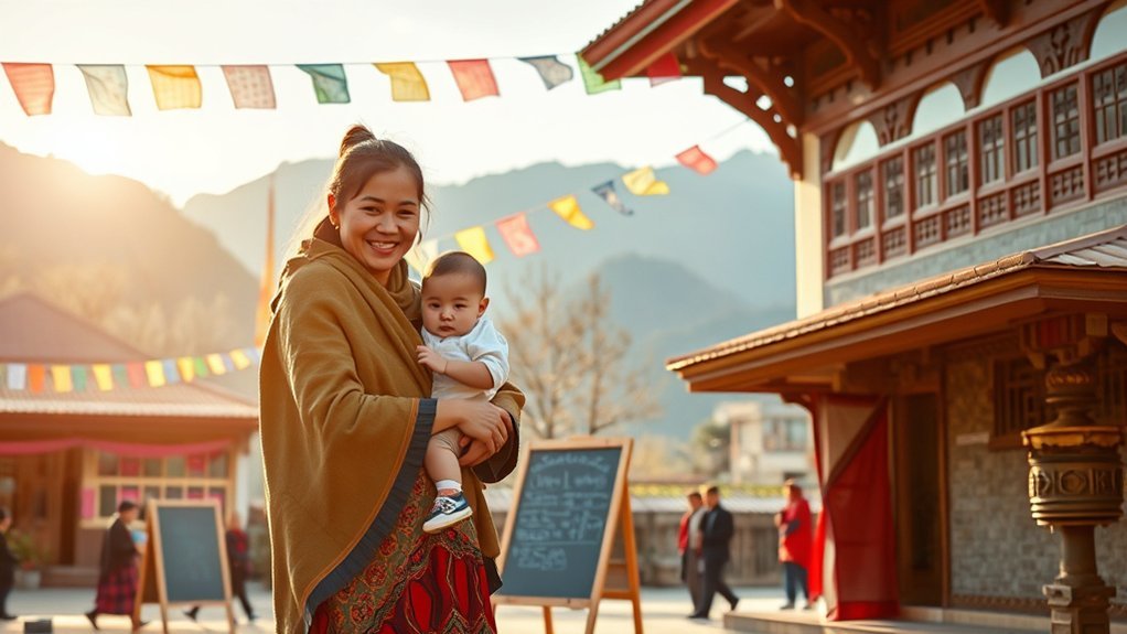lower childcare and healthcare costs