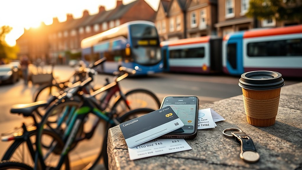 lower than average commuting costs