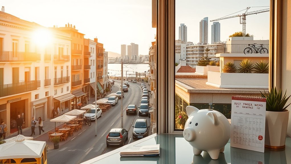 moderate rent boosts savings