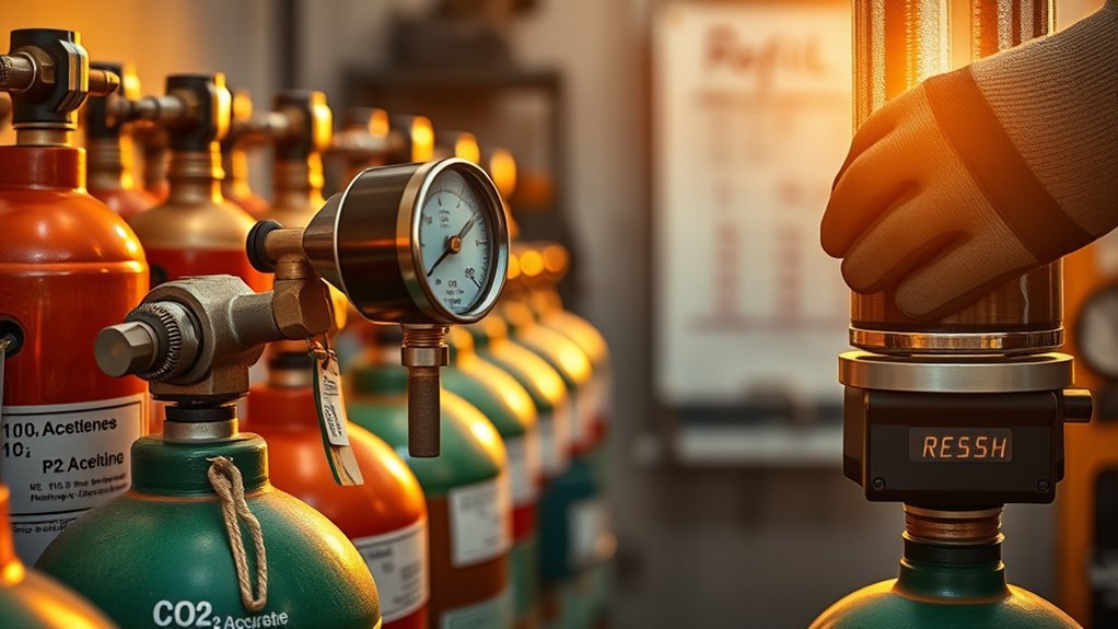 monitor cylinder usage accurately