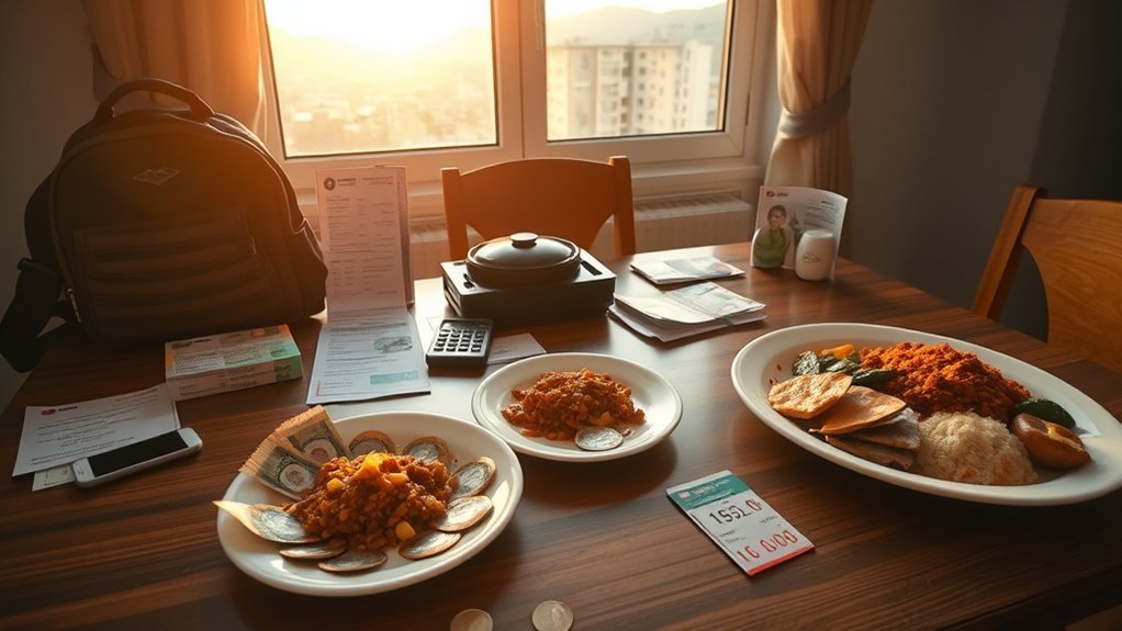 monthly budget comparison breakdown