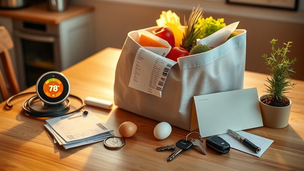 monthly essential living costs detailed
