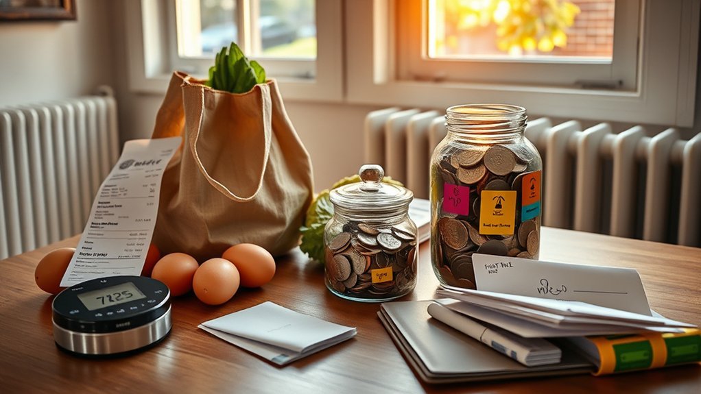 monthly essentials groceries utilities healthcare