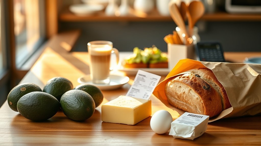 monthly groceries and dining