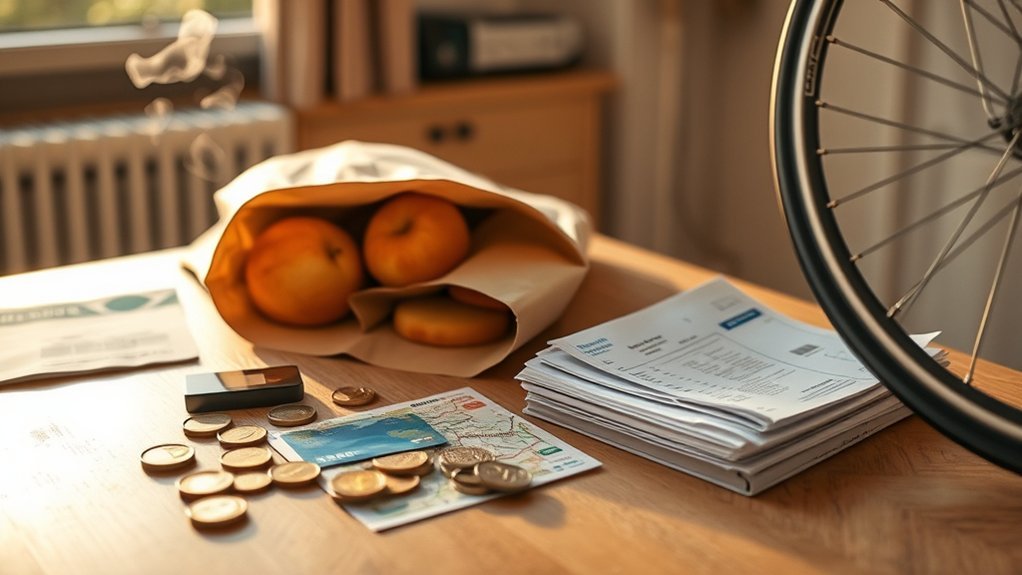monthly living cost breakdown